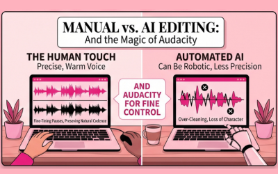 Manual Audio Editing vs. AI: Why We Still Love Audacity at Leng & Co.